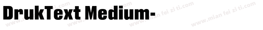 DrukText Medium字体转换